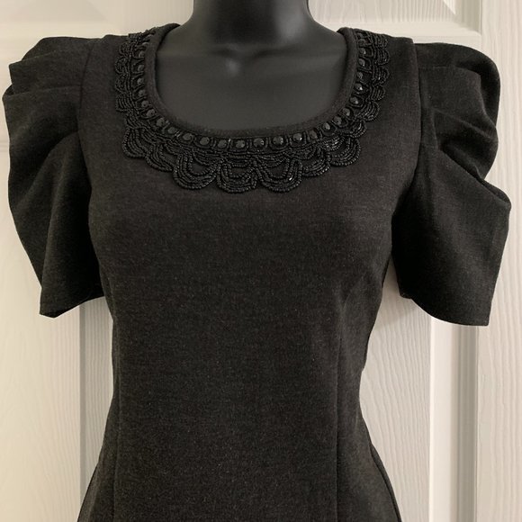 NWOT Forever 21 Dark Gray Dress. - Picture 1 of 16